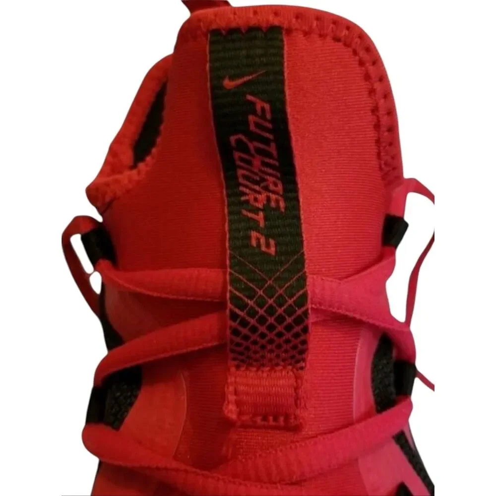 Nike Future Court 2 Red & Black Basketball Kids Sneaker Size 5Y